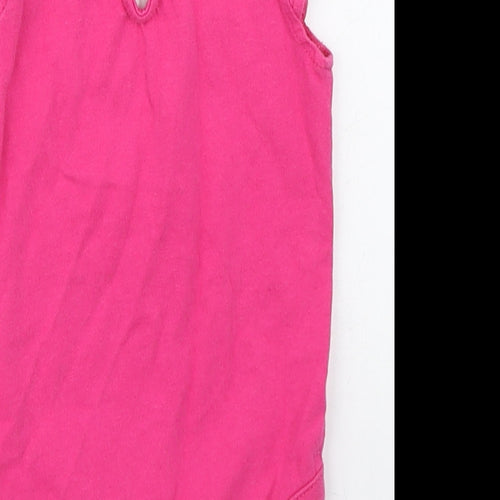 Gap Girls Pink  100% Cotton Babygrow One-Piece Size 3-6 Months  Button - Mummy is Queen Bee