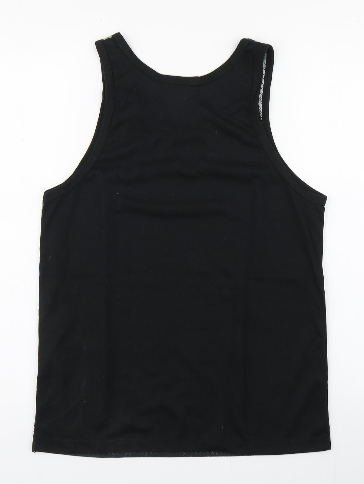 Nike Mens Multicoloured  Cotton Basic Tank Size M Scoop Neck Pullover