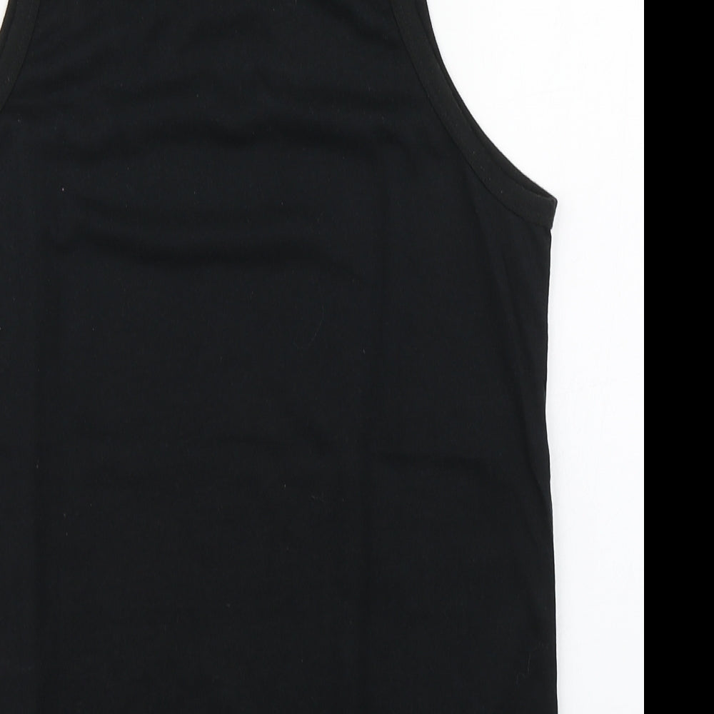 Nike Mens Multicoloured  Cotton Basic Tank Size M Scoop Neck Pullover