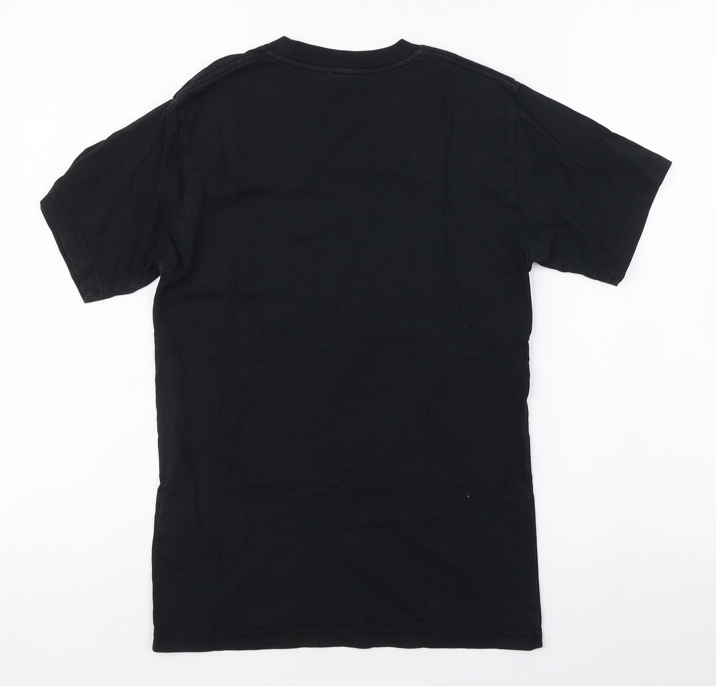 VANS Mens Black  Cotton  T-Shirt Size XS Round Neck