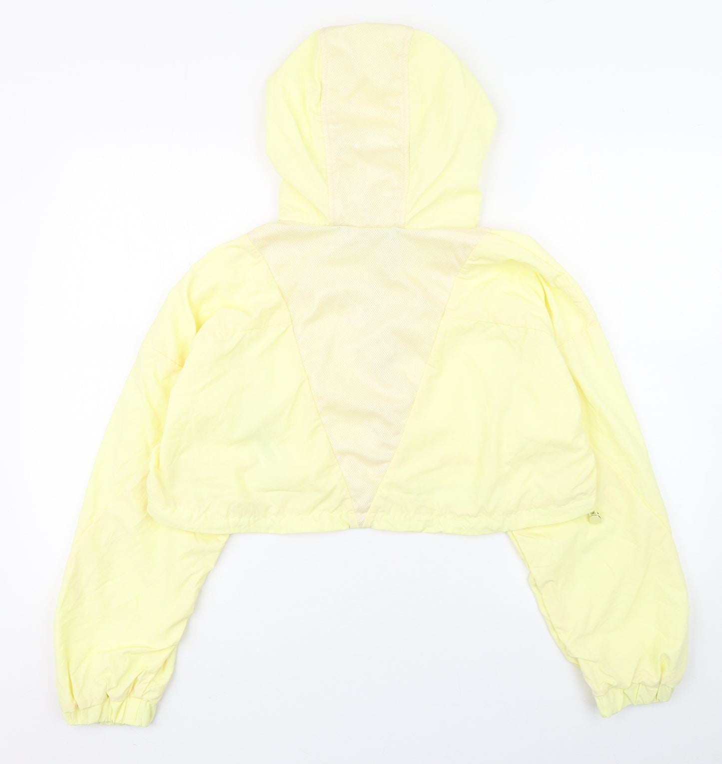 Zara Womens Yellow   Windbreaker Coat Size XS  Zip