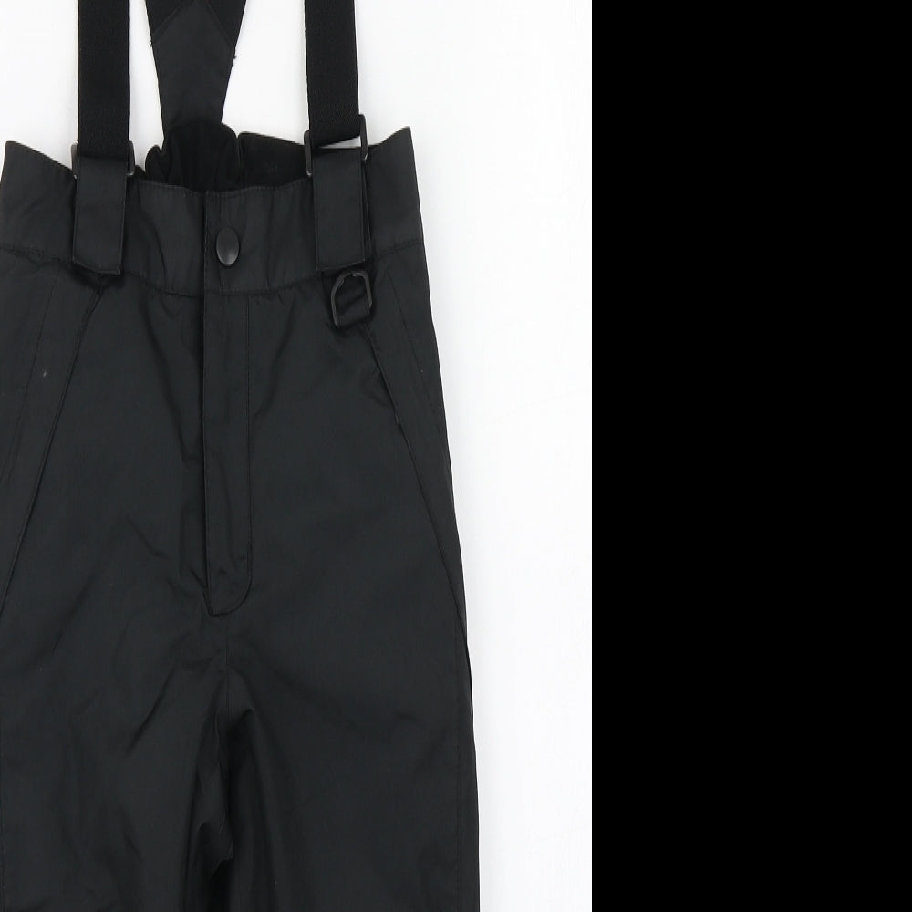 Lupilu Boys Black  Polyester Snow Pants Trousers Size 3-4 Years  Regular Zip
