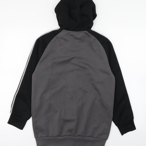 Sonneti Boys Grey  Polyester Full Zip Hoodie Size 12-13 Years