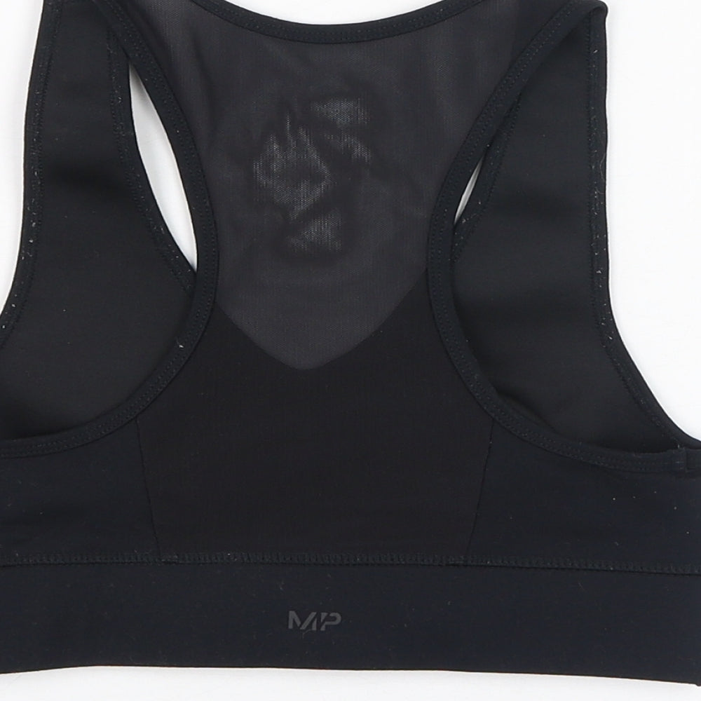 MP Womens Black  Nylon Basic Tank Size S Round Neck Pullover