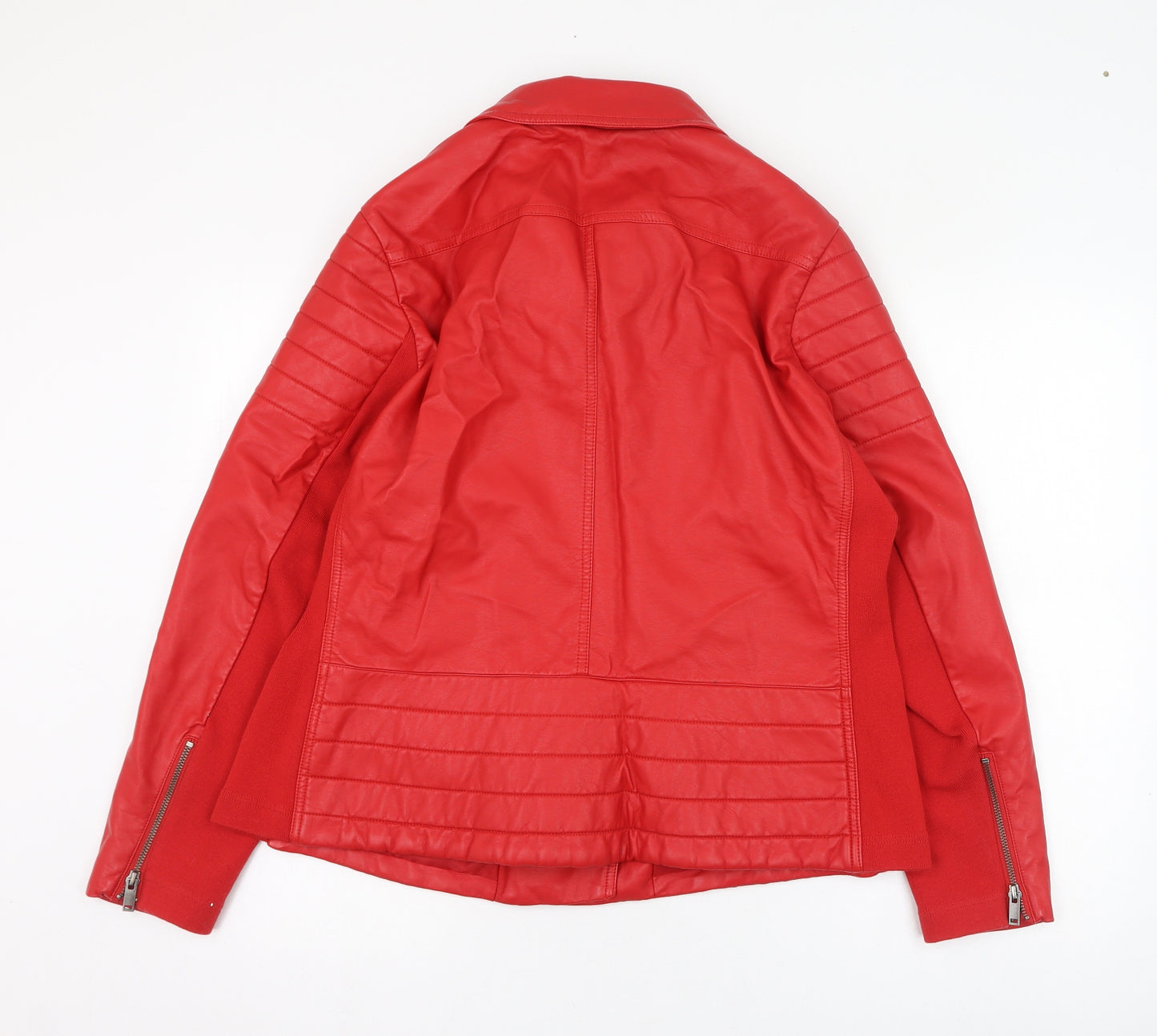 Marks and Spencer Womens Red   Jacket  Size 20  Zip