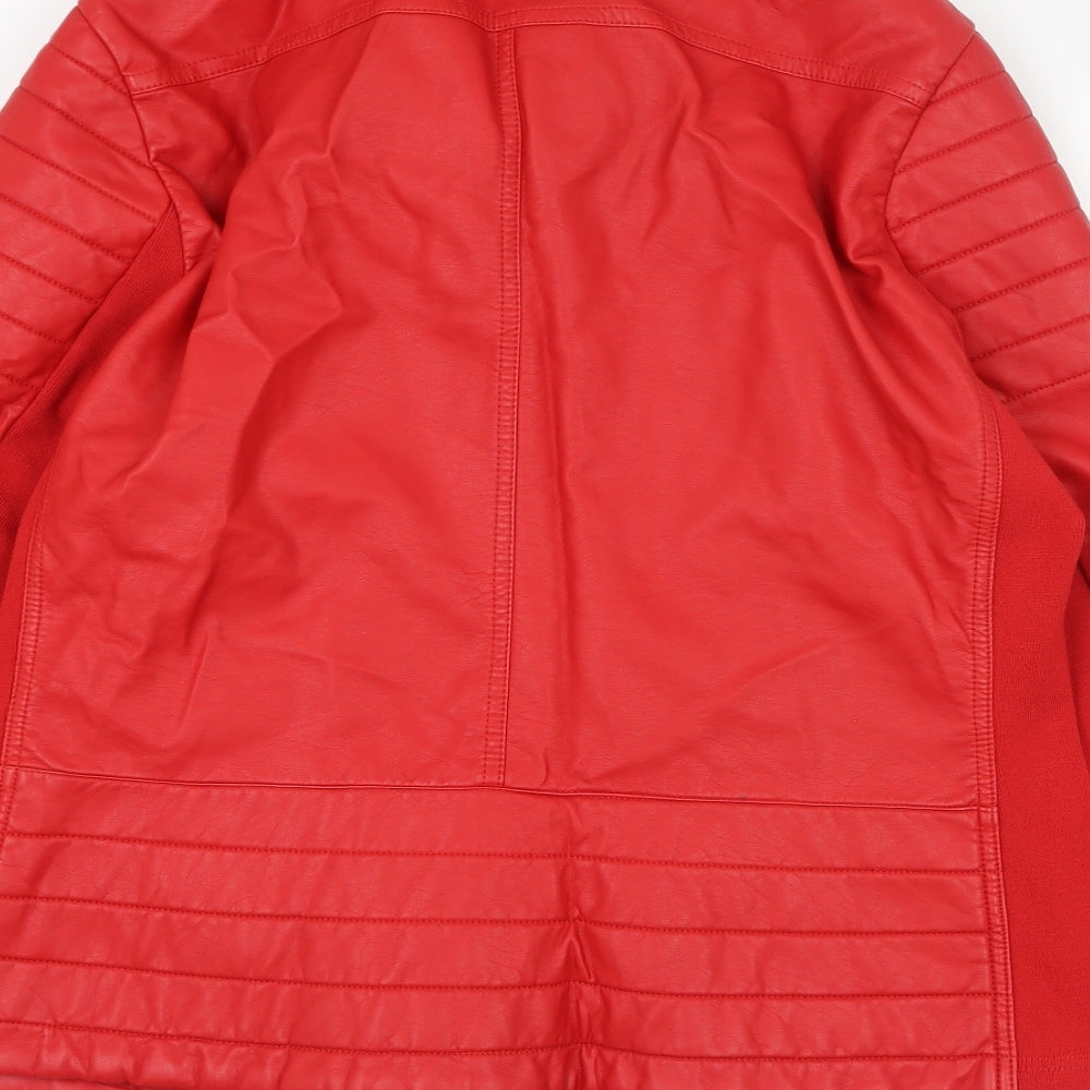 Marks and Spencer Womens Red   Jacket  Size 20  Zip