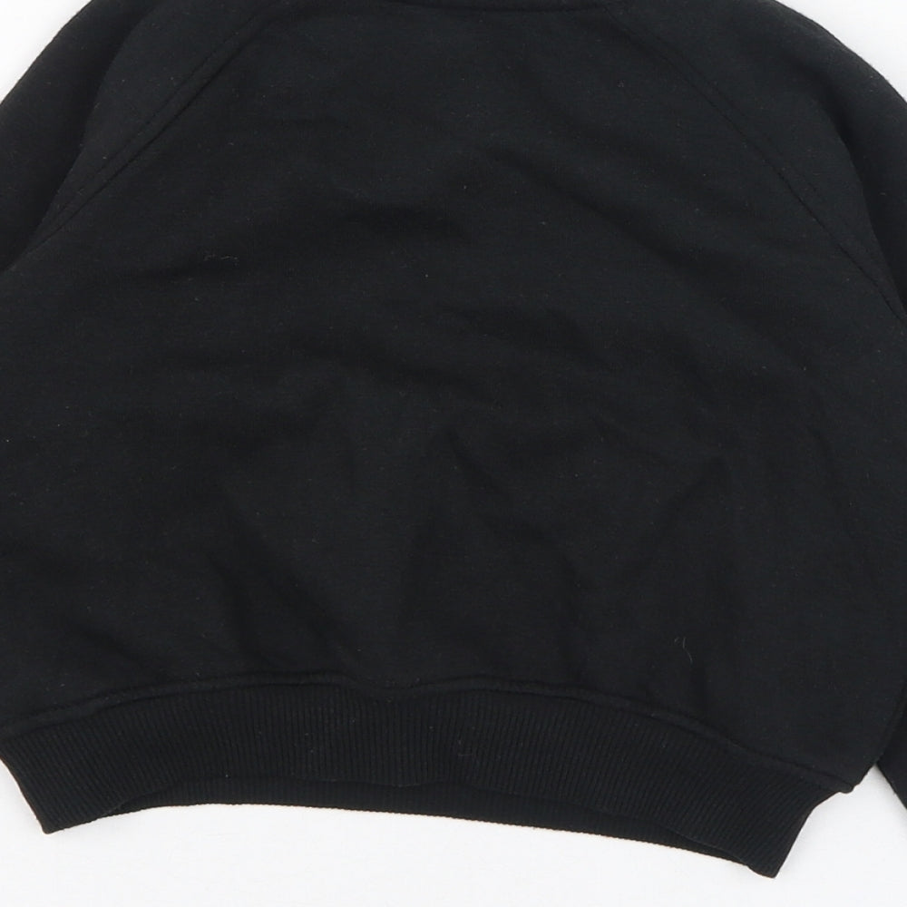 Primark Boys Black  Cotton Pullover Jumper Size 12-18 Months  Pullover - Too cute to spook, Halloween