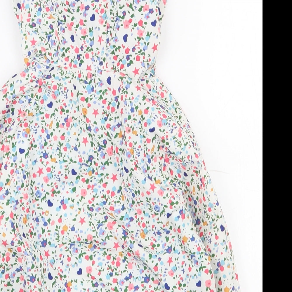 Zara Girls Multicoloured Floral  Jacket Coat Size 12-18 Months   Zip