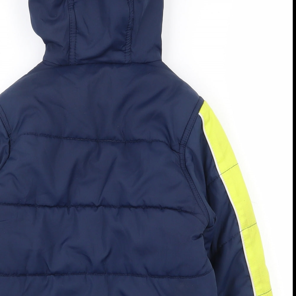 Protection System Boys Blue   Puffer Jacket Coat Size 2-3 Years  Zip