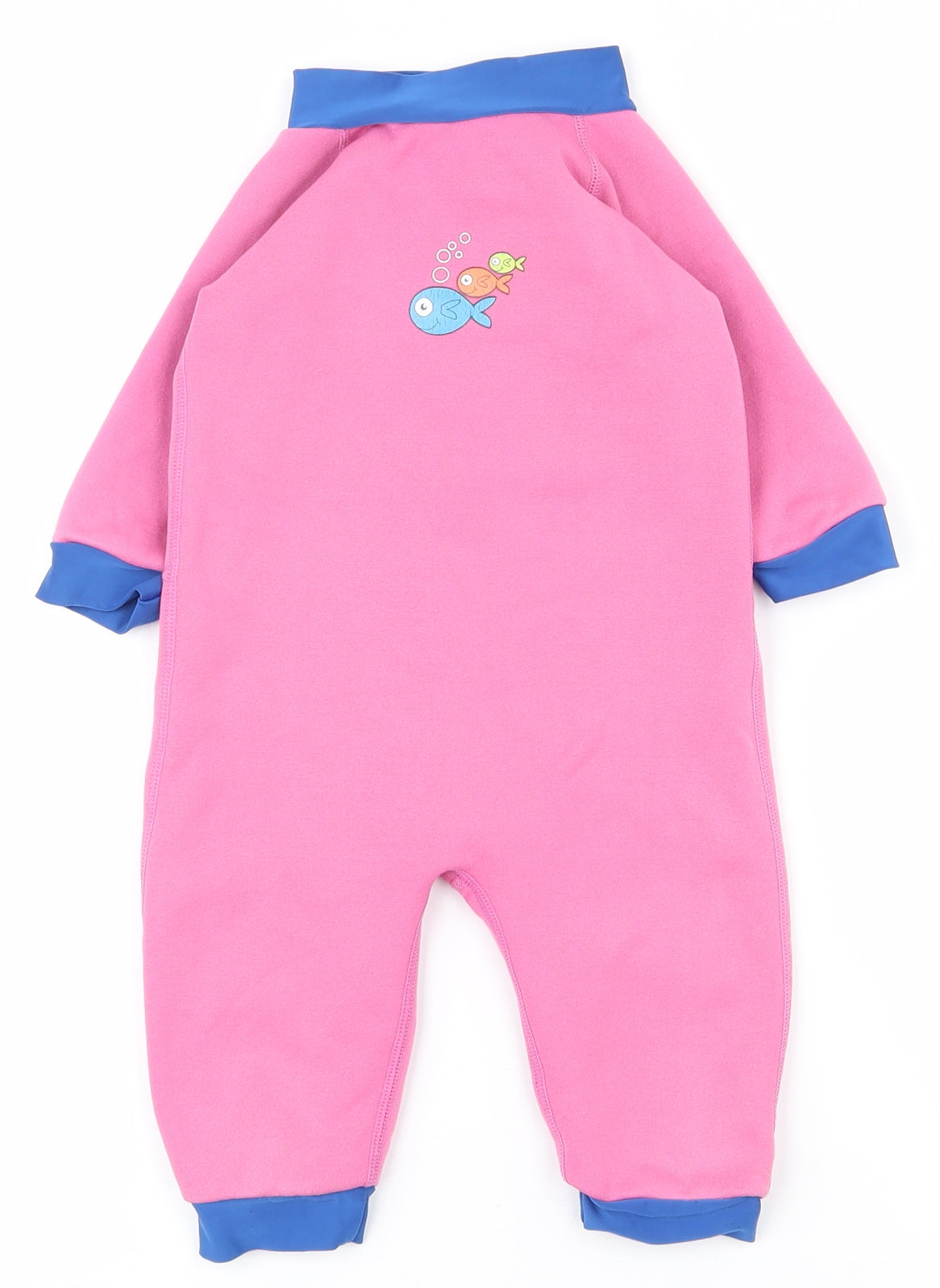 SWIMBEST Girls Pink  Nylon Catsuit One-Piece Size 12-18 Months  Zip - Wetsuit