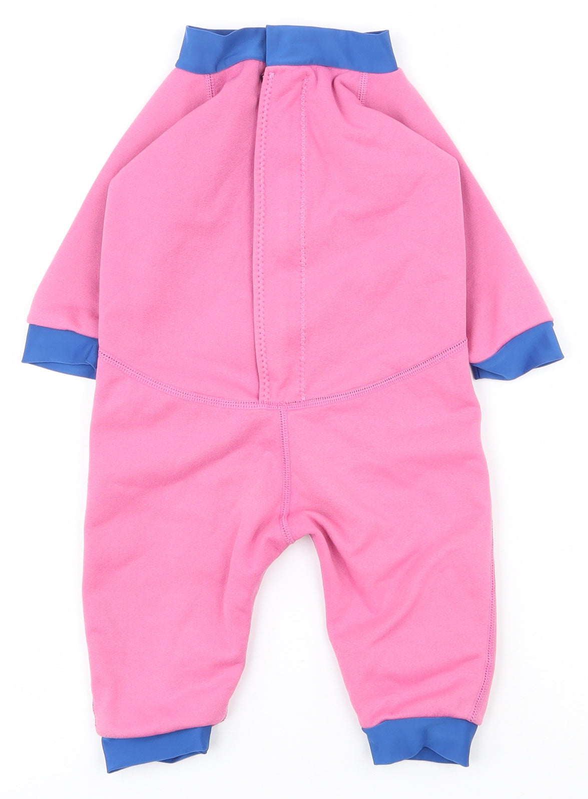 SWIMBEST Girls Pink  Nylon Catsuit One-Piece Size 12-18 Months  Zip - Wetsuit