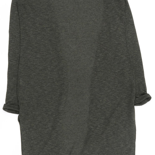 New Look Womens Green V-Neck  Polyester Cape Jumper Size 10