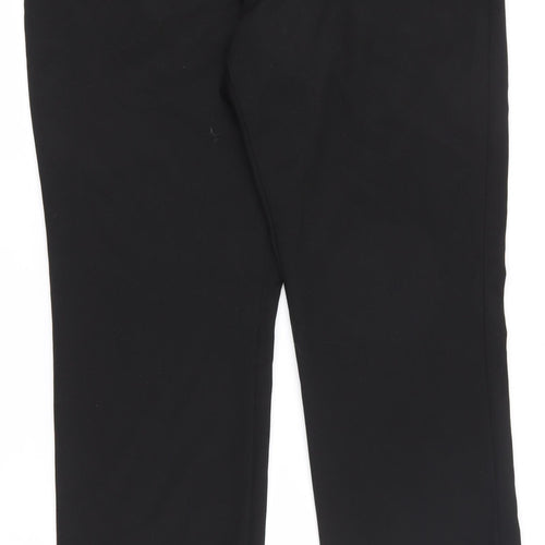 NEXT Mens Black  Polyester Dress Pants Trousers Size 34 in L30 in Regular Zip