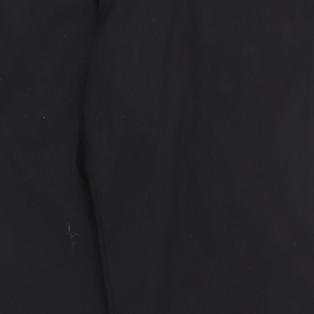 NEXT Mens Black  Polyester Dress Pants Trousers Size 34 in L30 in Regular Zip