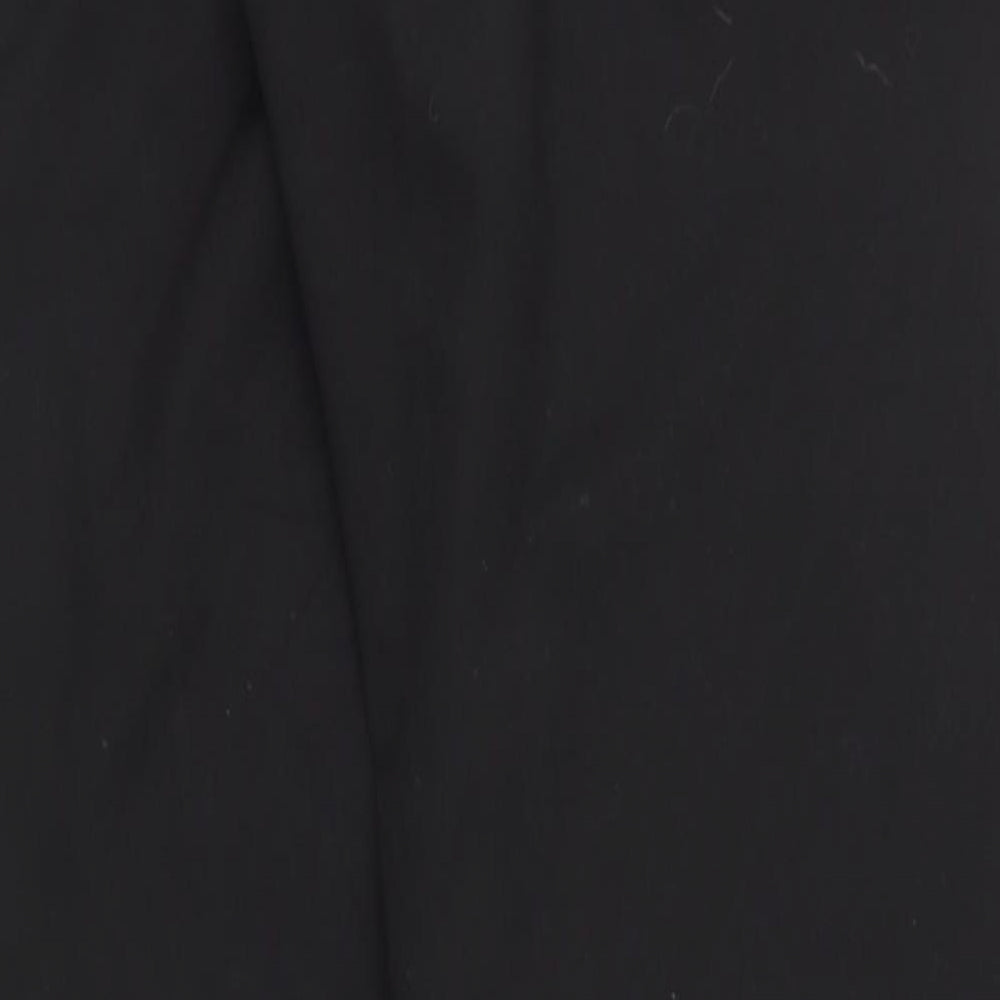 NEXT Mens Black  Polyester Dress Pants Trousers Size 34 in L30 in Regular Zip