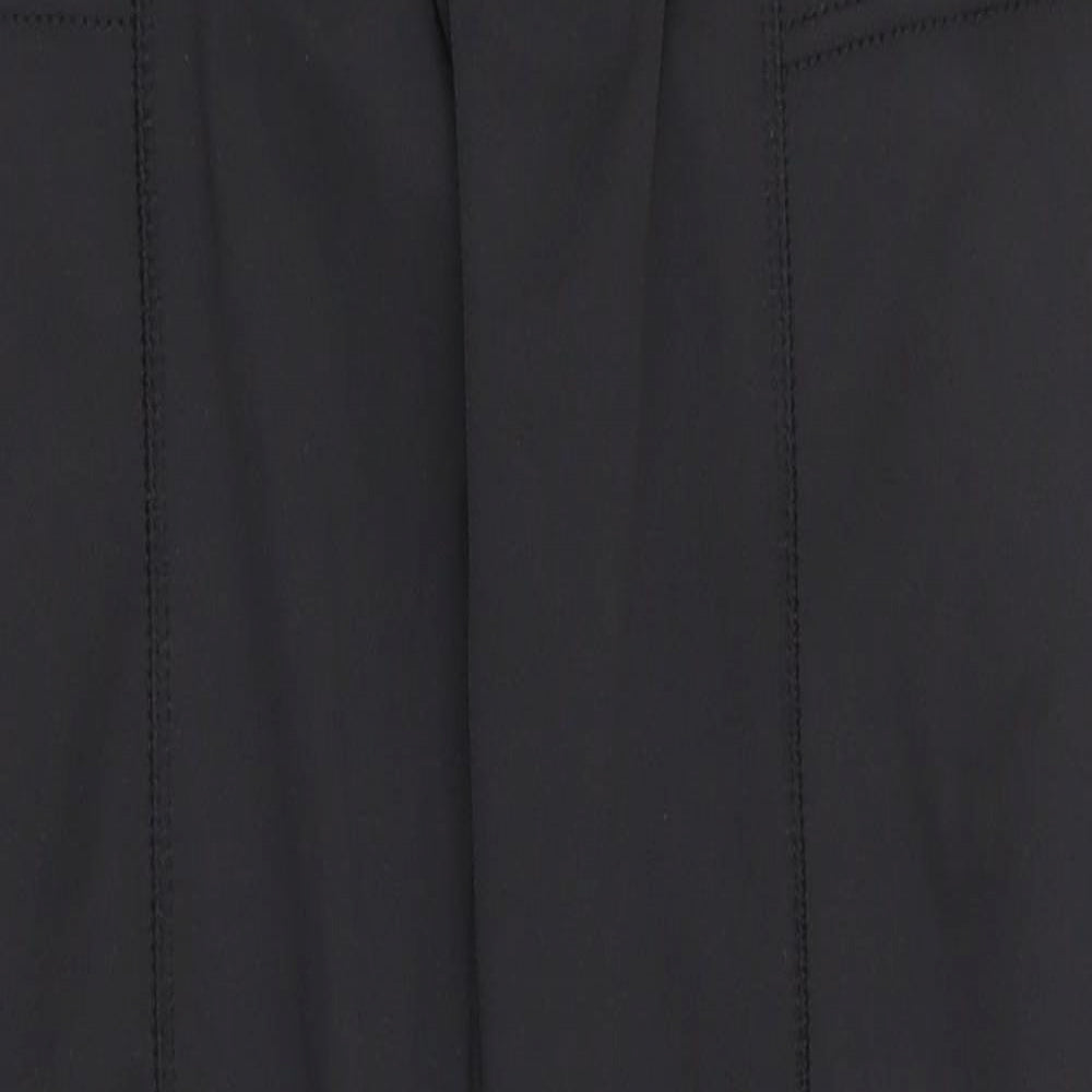 Preworn Womens Black  Polyester Compression Leggings Size XL L27.5 in Regular Pullover