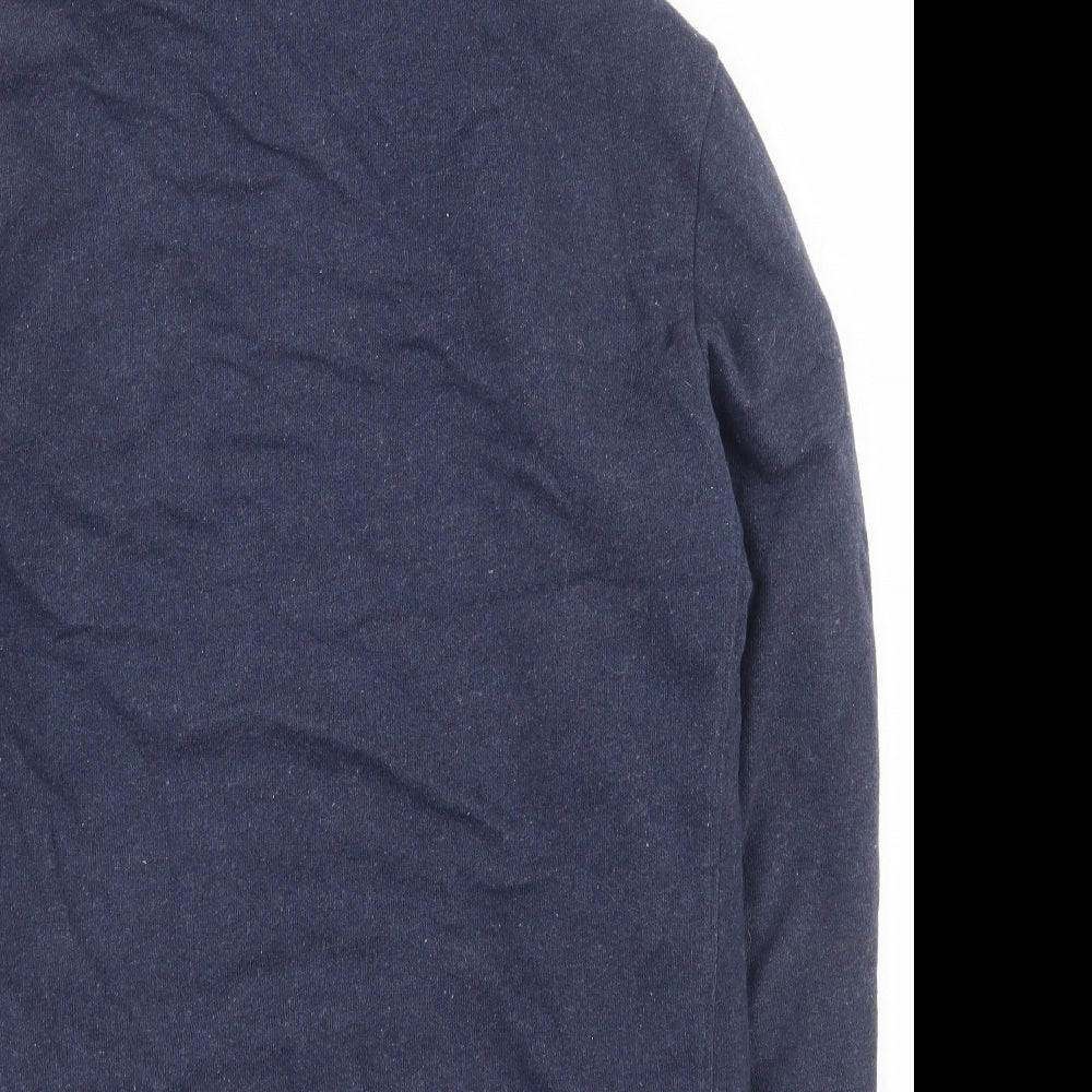 NEXT Mens Blue  Cotton Full Zip Hoodie Size M