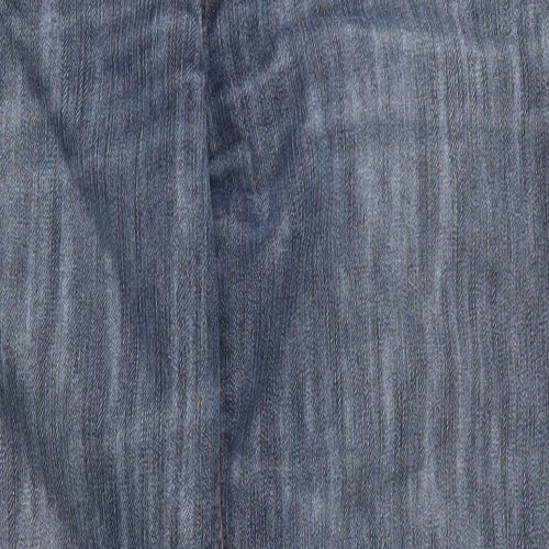 UrbanSpirit Mens Blue  Cotton Straight Jeans Size 34 L29 in Regular Zip