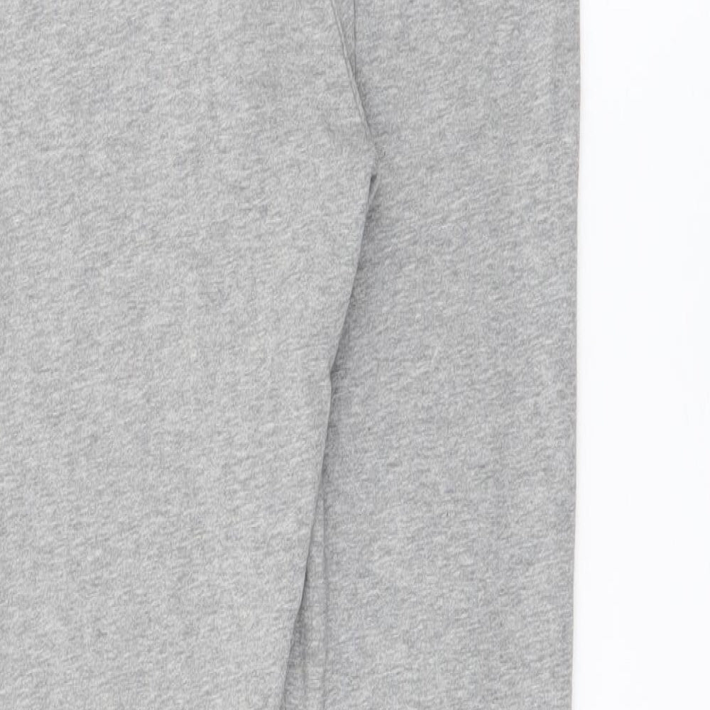 F&F Girls Grey  Cotton Pedal Pusher Trousers Size 13-14 Years  Regular