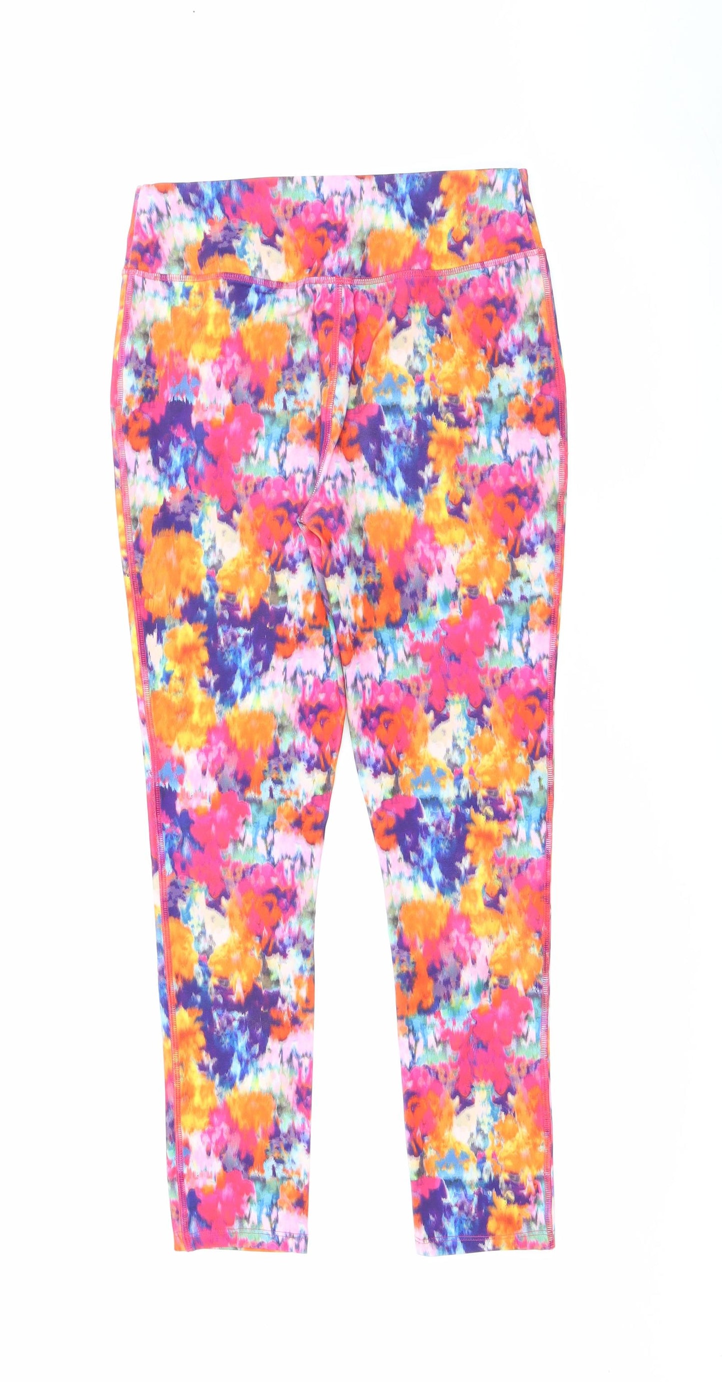 NEXT Girls Multicoloured  Polyester Pedal Pusher Trousers Size 12 Years  Regular