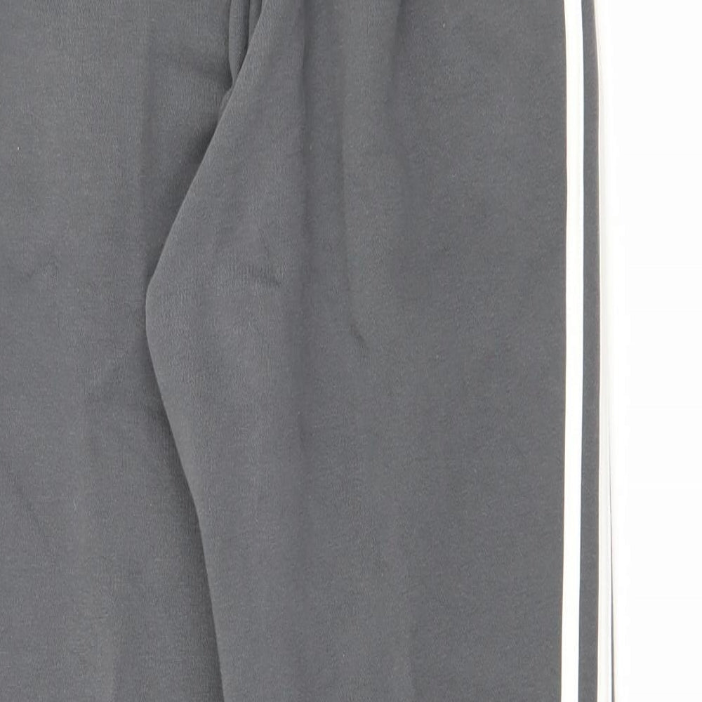 |Adidas Mens Grey  Cotton Jogger Trousers Size S L27 in Regular  - Irish Football Association