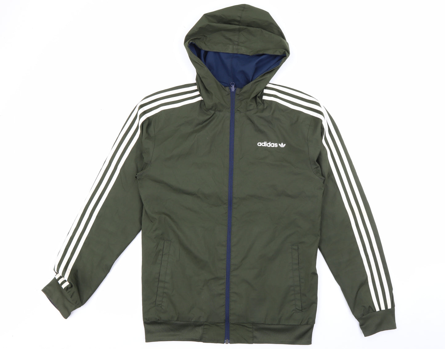 adidas Mens Green   Jacket  Size S  Zip - Reversable
