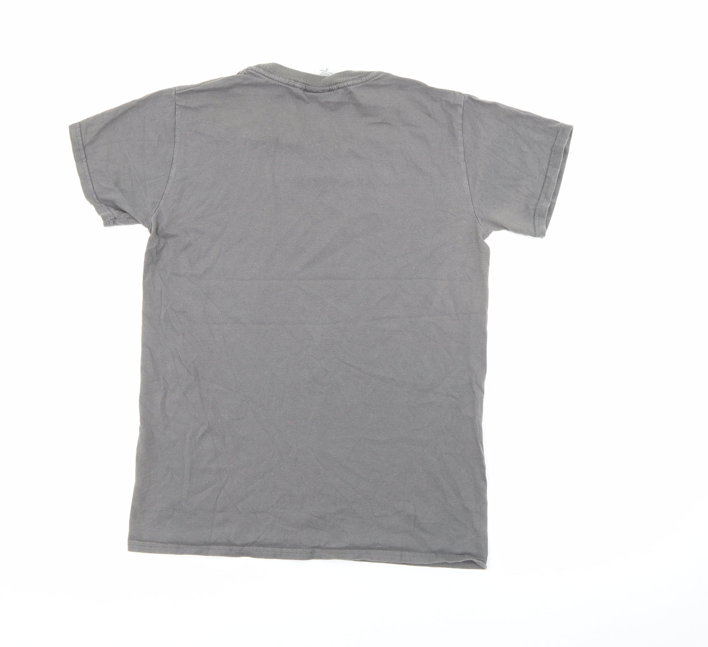 DC Comics Mens Grey  Cotton  T-Shirt Size S Crew Neck