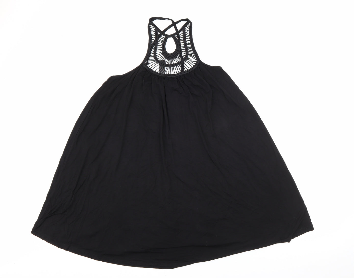 DORINA Womens Black  Viscose Shift  Size 10  Halter