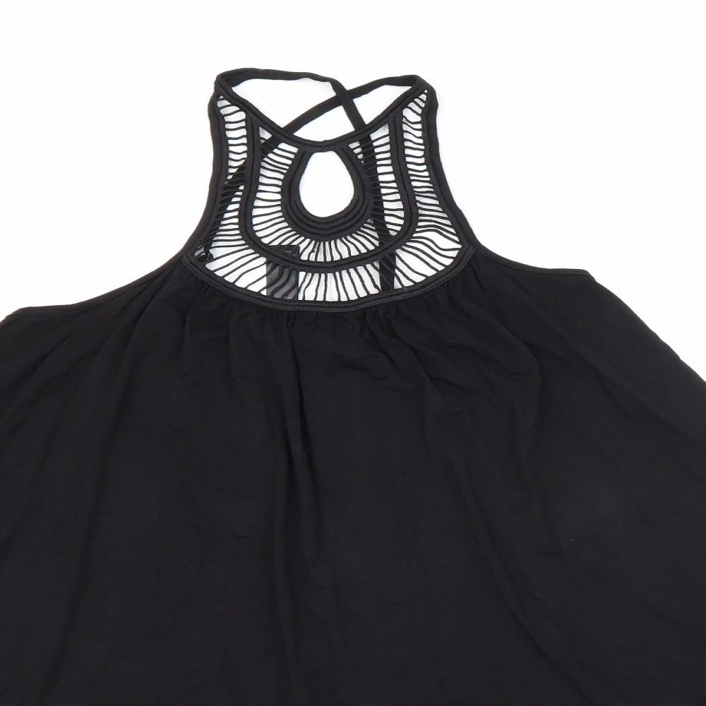 DORINA Womens Black  Viscose Shift  Size 10  Halter