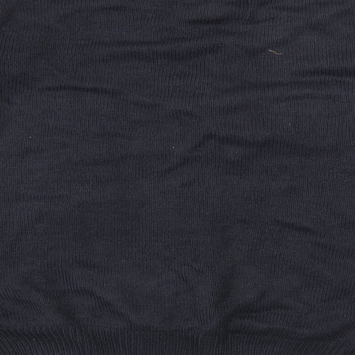 Cedar Wood State Mens Blue Crew Neck Polka Dot Acrylic Pullover Jumper Size L   - LED Light-up Christmas Jumper