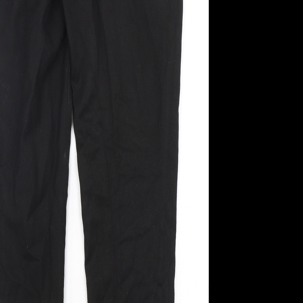 1880 Mens Black  Polyester Trousers  Size 32 L30 in Regular Button