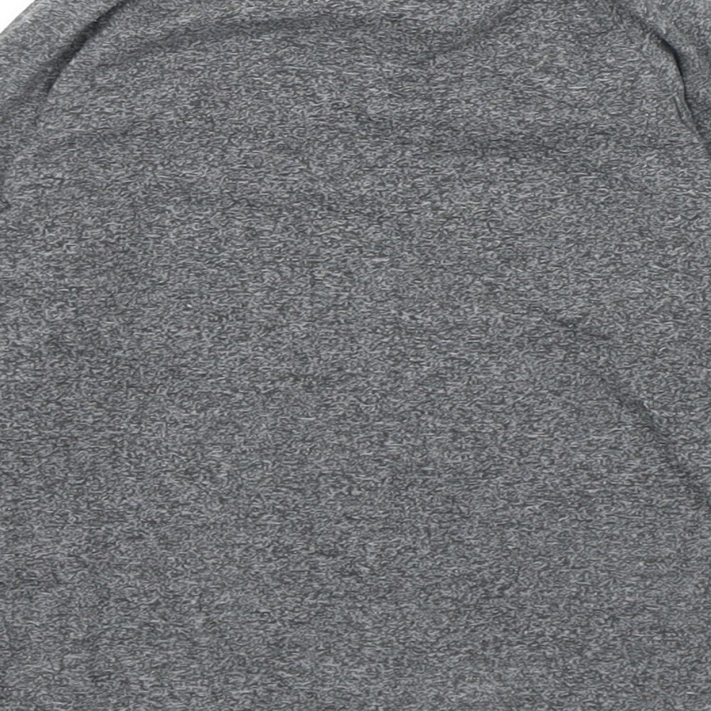 F&F Boys Grey  Cotton Basic T-Shirt Size 18-24 Months Round Neck Pullover
