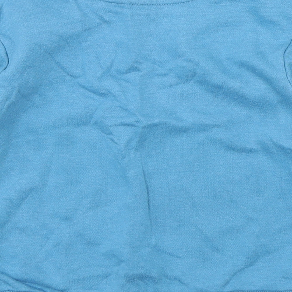 Dunnes Stores Boys Blue  Cotton Pullover Sweatshirt Size 2-3 Years  Pullover