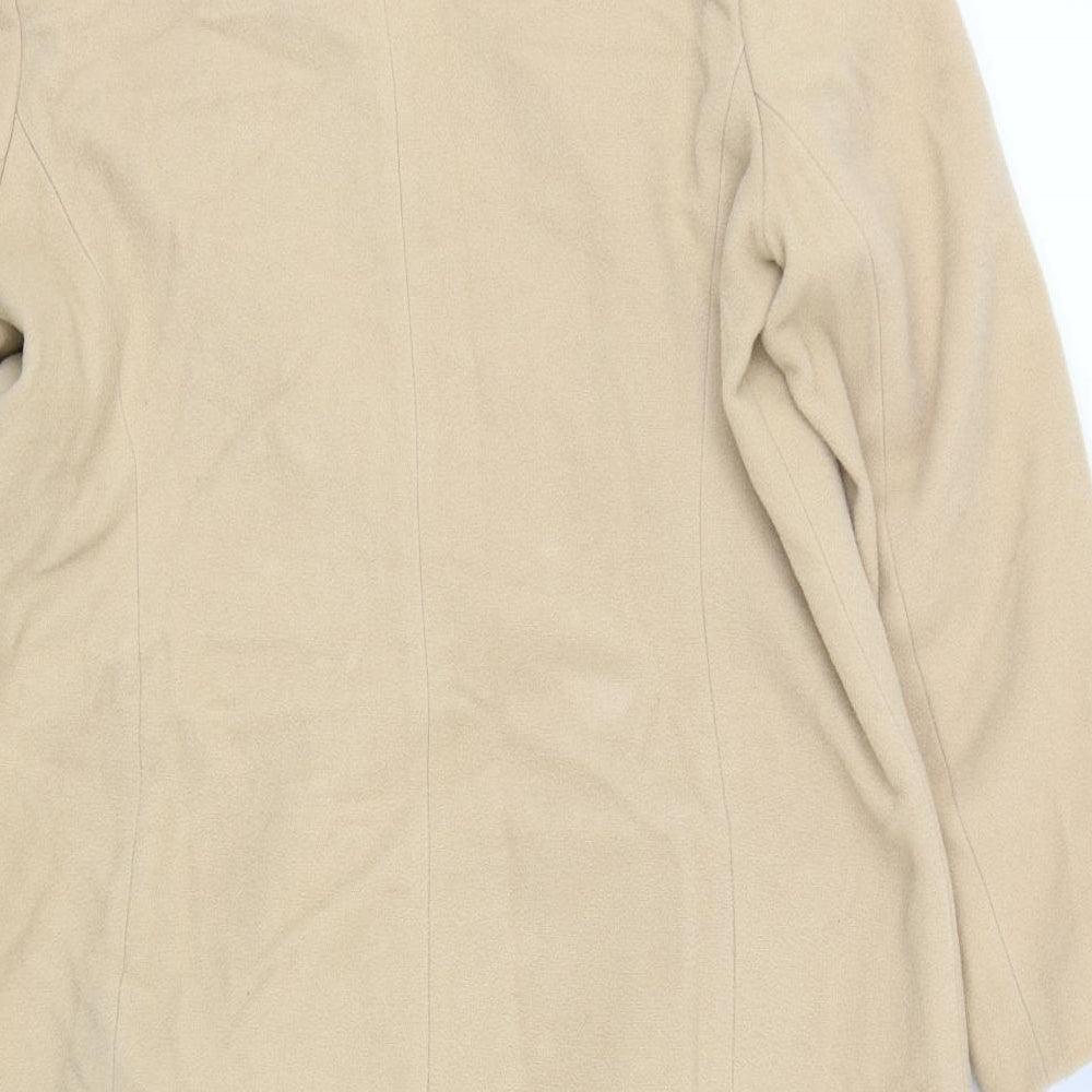 Etam Womens Beige   Trench Coat Coat Size 16  Button