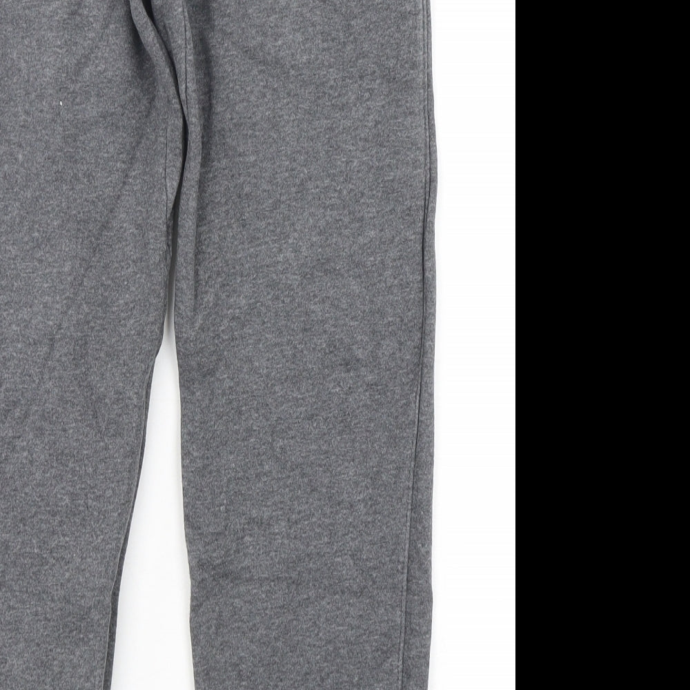 Nike Boys Grey  Cotton Sweatpants Trousers Size M  Regular Drawstring