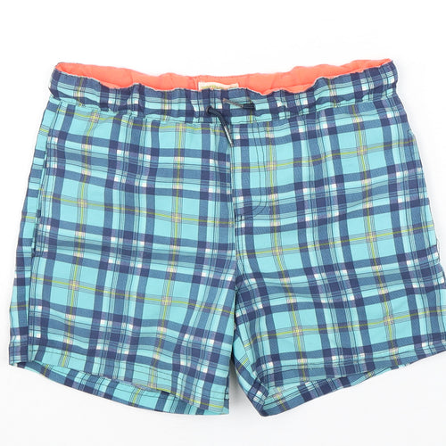 Vertbaudet Boys Multicoloured Plaid Polyester Bermuda Shorts Size 6 Years  Regular  - Swim Shorts