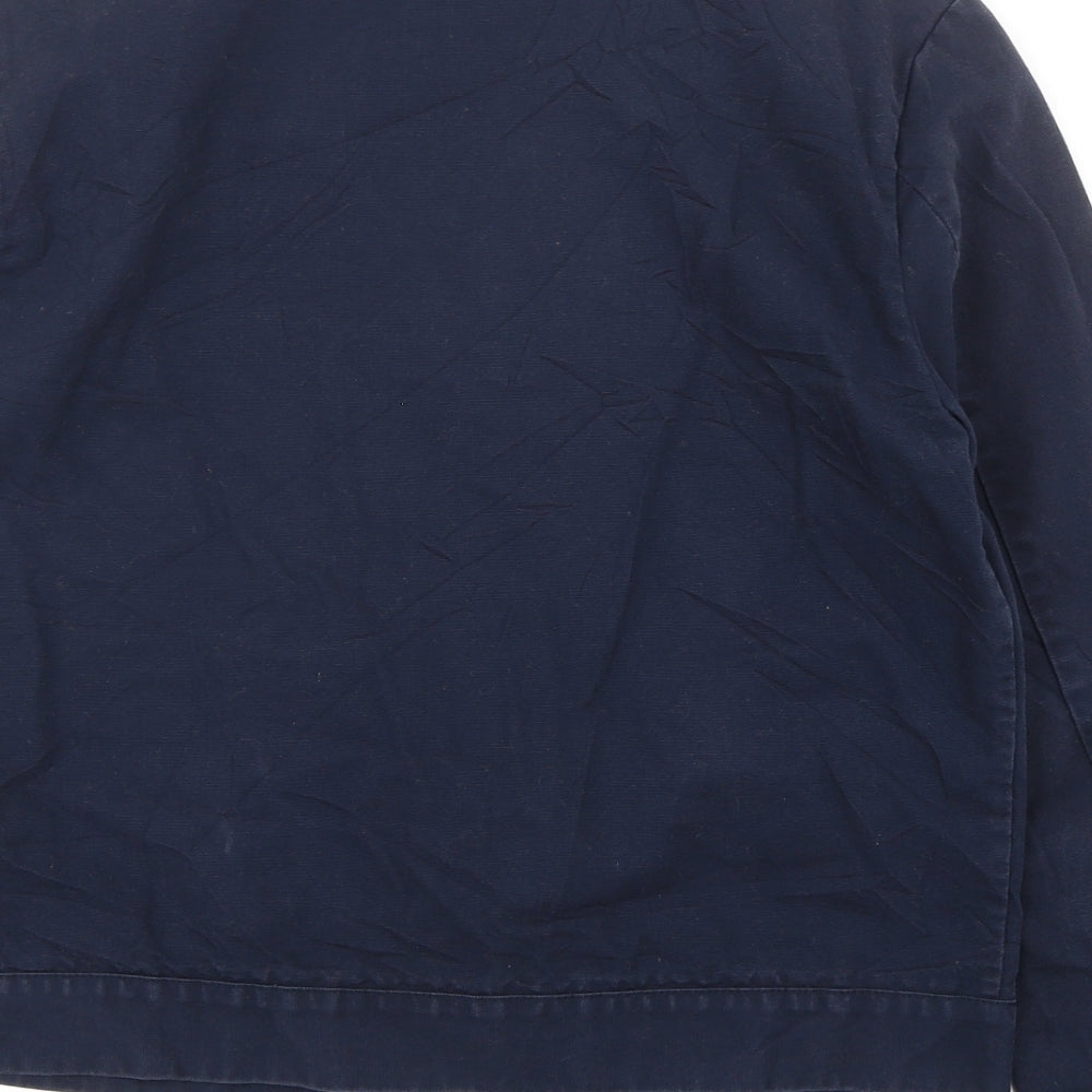 H&M Mens Blue   Bomber Jacket Jacket Size M