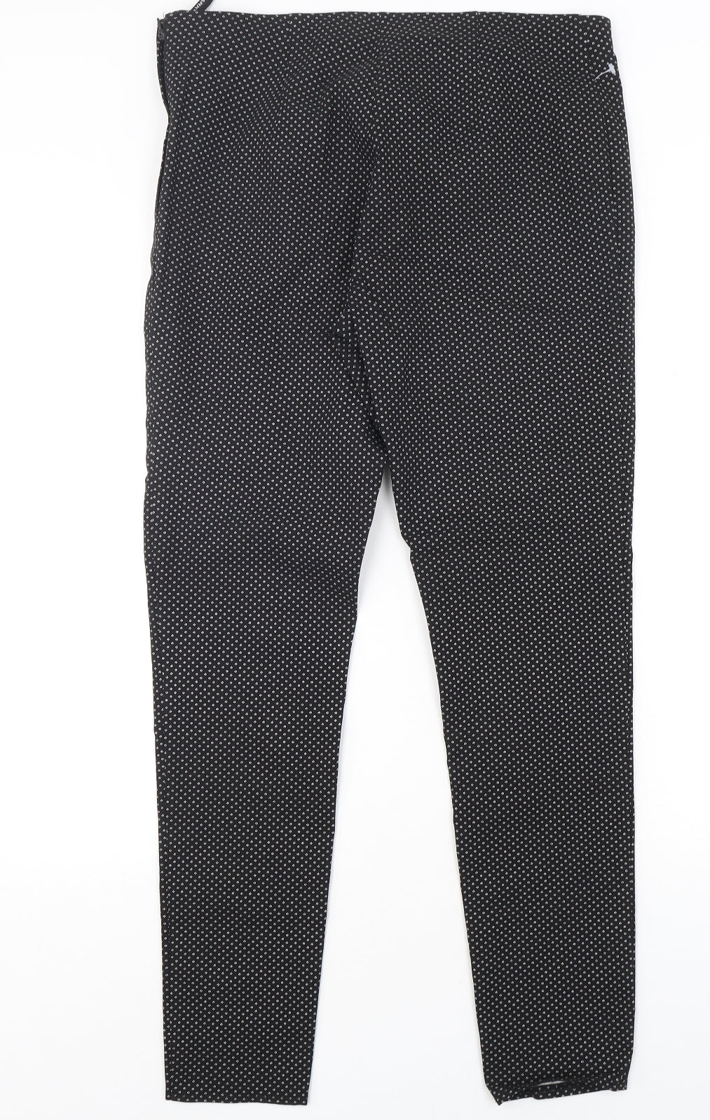 Primark Womens Multicoloured Polka Dot Viscose Trousers  Size 14 L29 in Slim