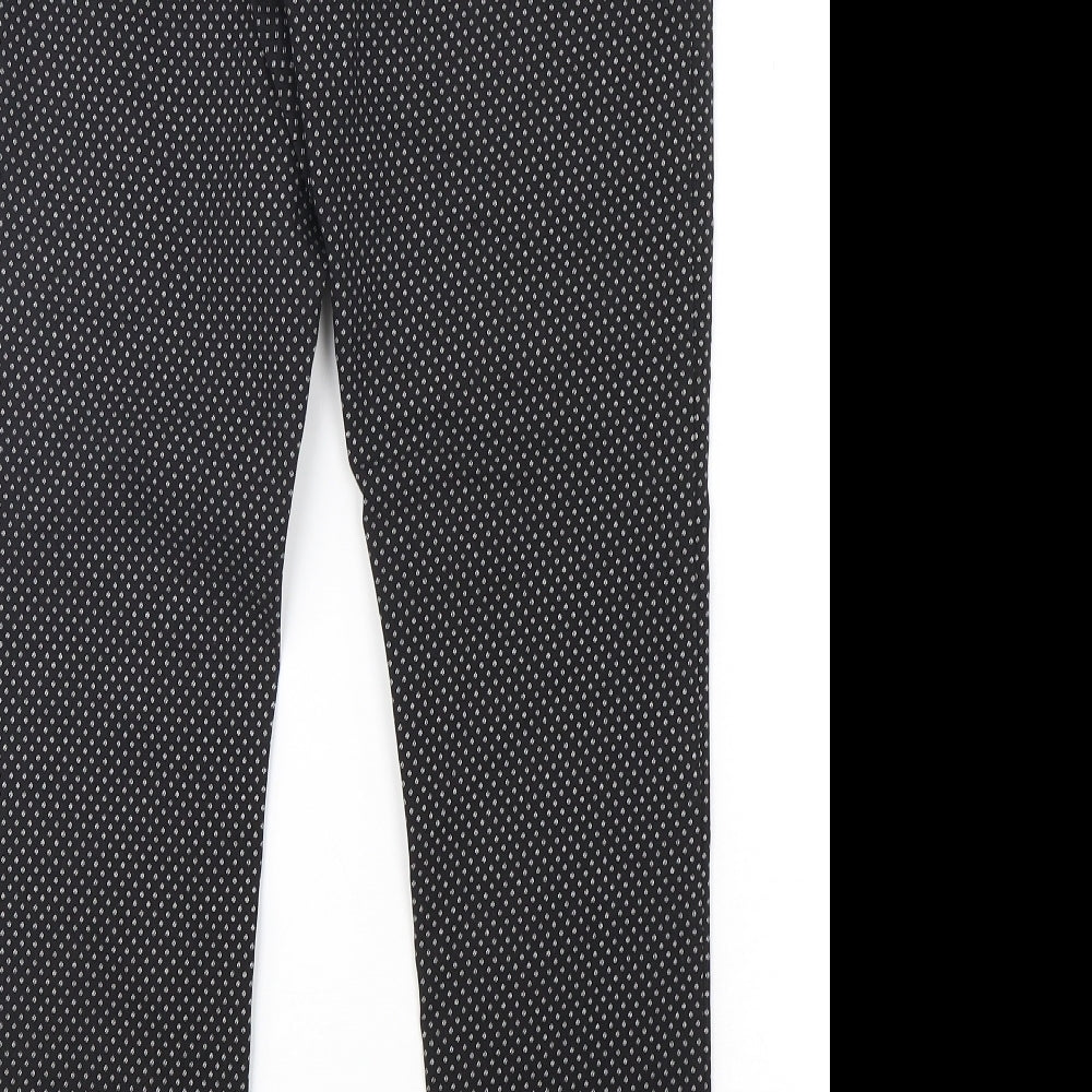 Primark Womens Multicoloured Polka Dot Viscose Trousers  Size 14 L29 in Slim