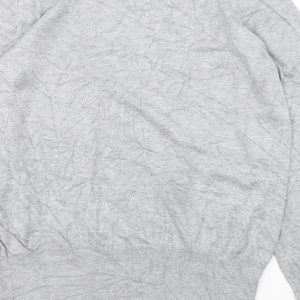 Marks and Spencer Womens Grey  Viscose Pullover Sweatshirt Size 14