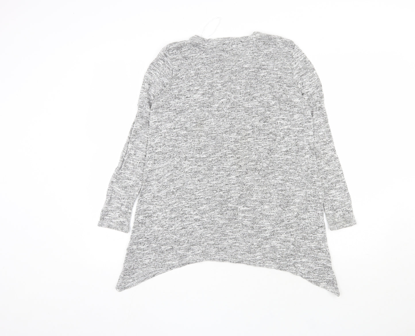 Papaya Womens Grey  Viscose Pullover Sweatshirt Size 14  Pullover