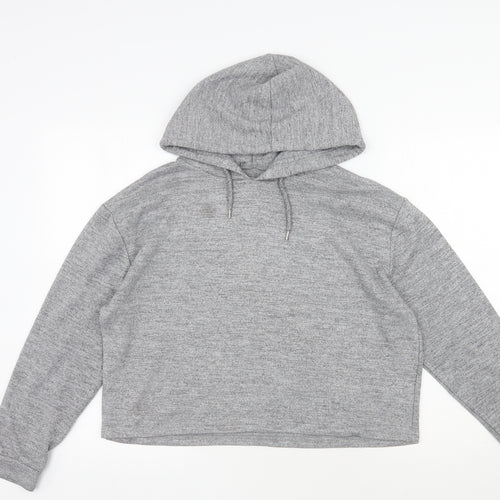 Primark Womens Grey  Polyester Pullover Hoodie Size L  Pullover