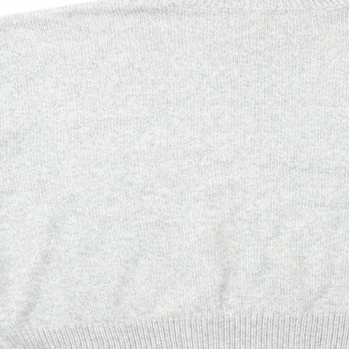 Marks and Spencer Womens Grey High Neck  Polyester Pullover Jumper Size L