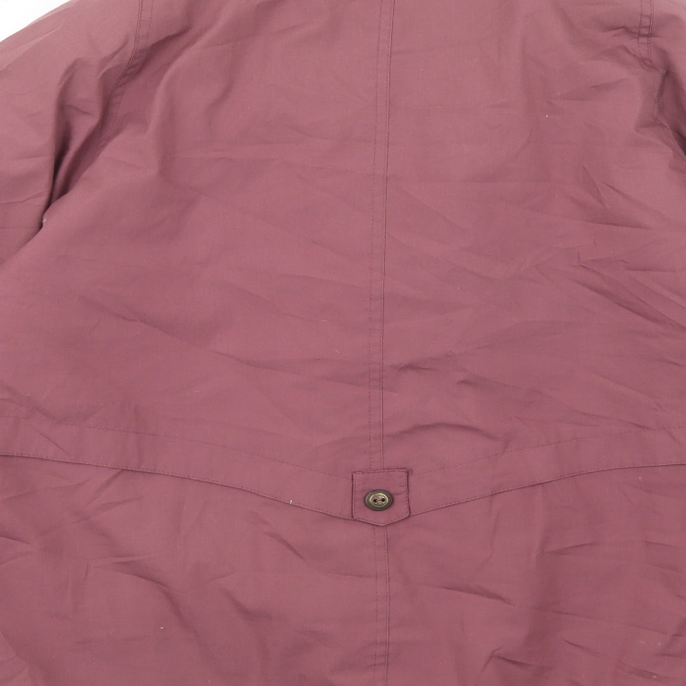 Berkertex Womens Purple   Parka Jacket Size 14  Zip