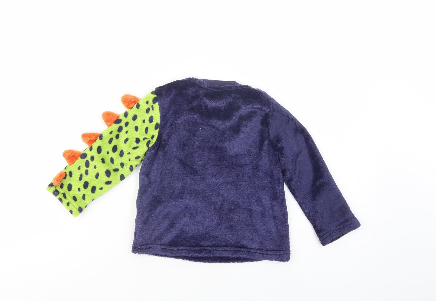 Jeff & Co Baby Blue Animal Print Polyester Pullover Jumper Size 18-24 Months  Pullover - Dino