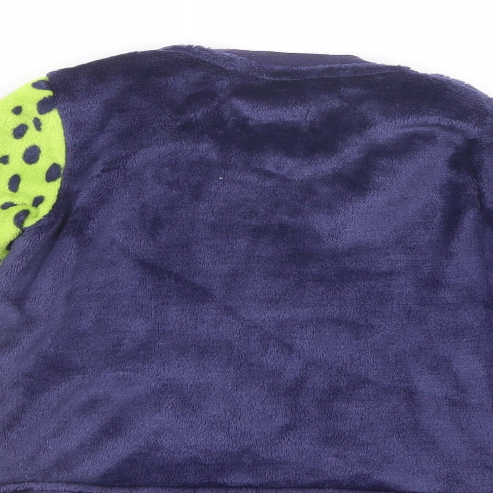 Jeff & Co Baby Blue Animal Print Polyester Pullover Jumper Size 18-24 Months  Pullover - Dino