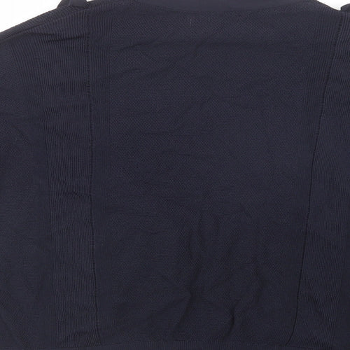 Per Una Womens Blue V-Neck  Viscose Cardigan Jumper Size 12