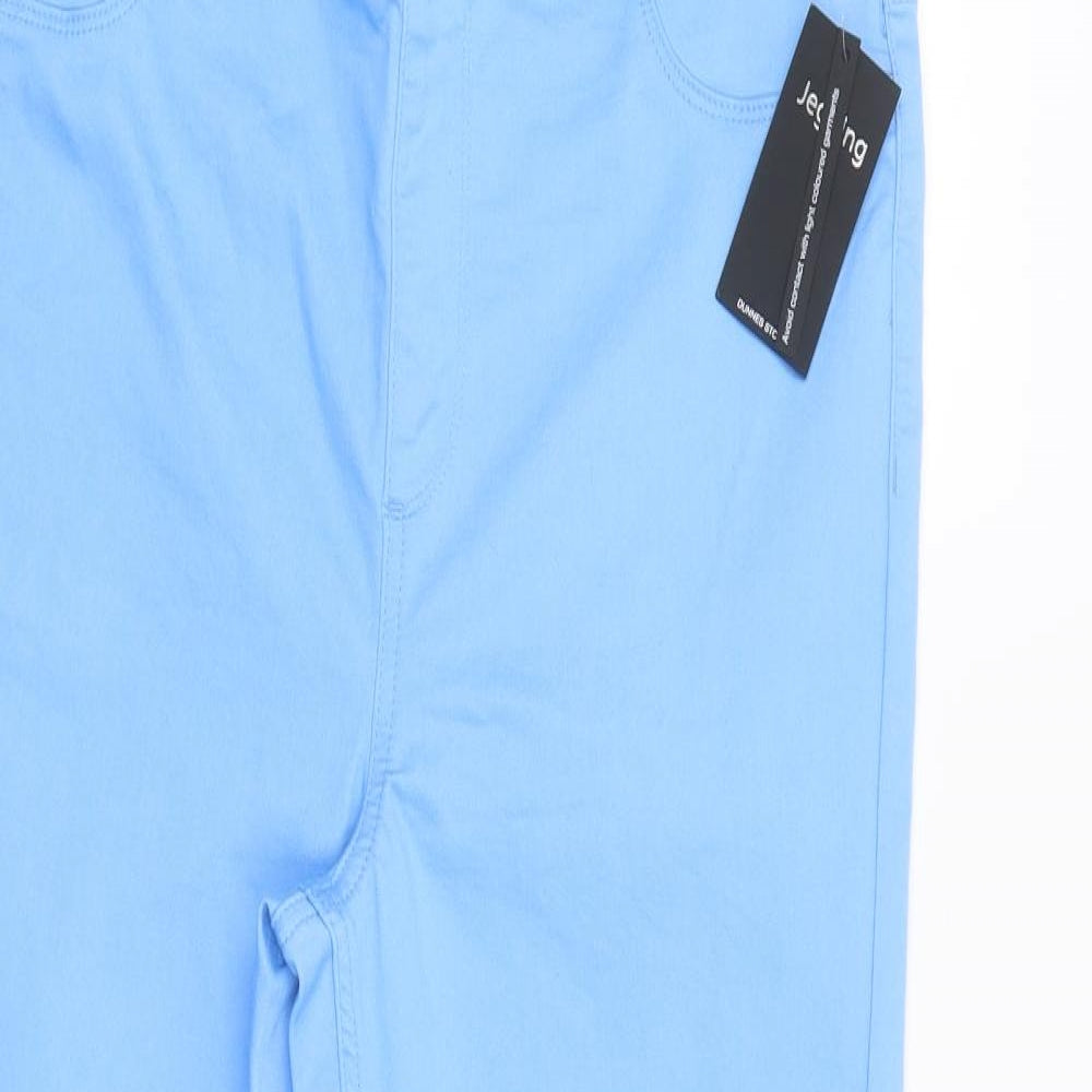 Dunnes Stores Womens Blue  Cotton Jegging Jeans Size 16 L30 in Regular