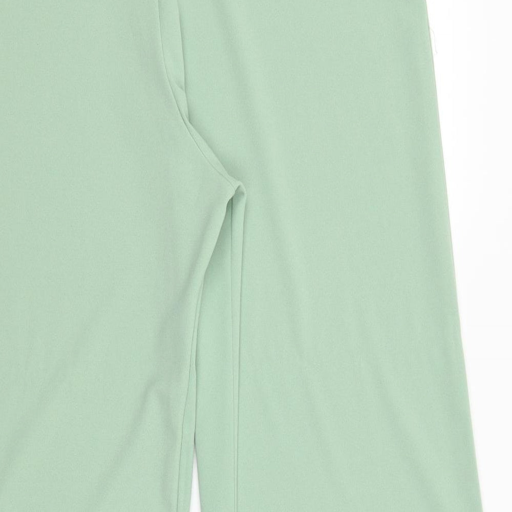 Love Yours Womens Green  Polyester Trousers  Size 16 L30 in Regular