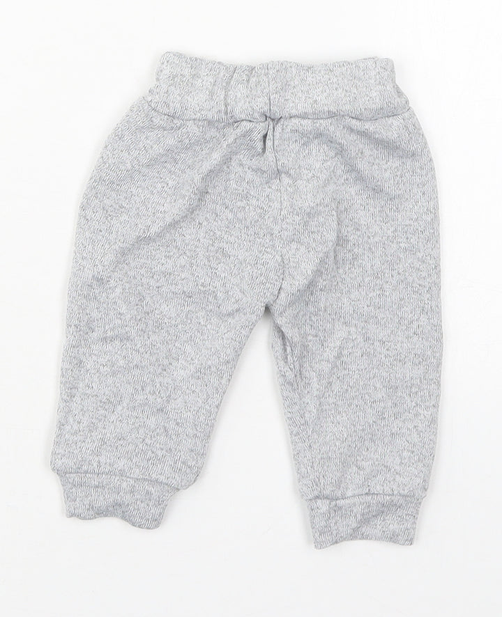SheIn Girls Grey Cotton Sweatpants Trousers Size 0-3 Months